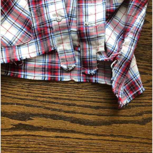 Plaid ZARA Cropped Top - Picture 6 of 11